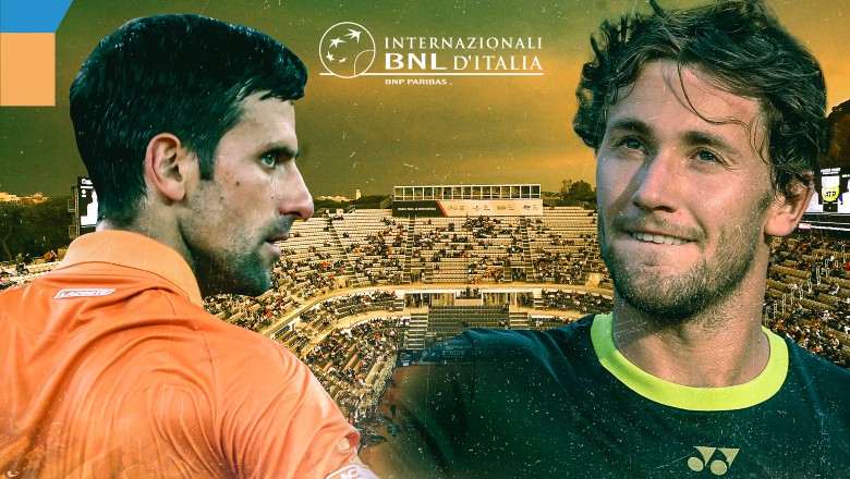 Lịch thi đấu tennis Bán kết Rome Masters: Zverev gặp Tsitsipas, Djokovic đấu Ruud - Ảnh 1