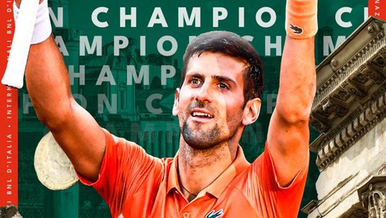 Kết quả tennis chung kết Rome Masters 2022: Lần thứ 6 của Djokovic - Ảnh 1