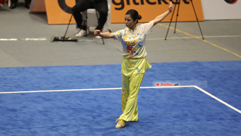 Phương Giang vượt Thuý Vi, Wushu Việt Nam có HCV thứ tư tại SEA Games 31 - Ảnh 1