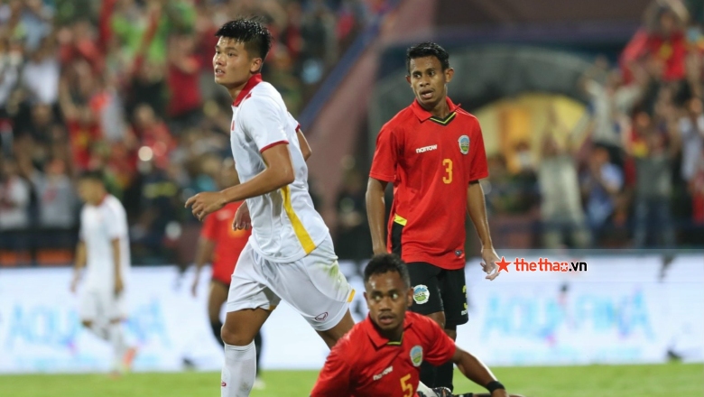 U23 Việt Nam gặp 'dớp' ở hiệp một của vòng bảng SEA Games 31 - Ảnh 1