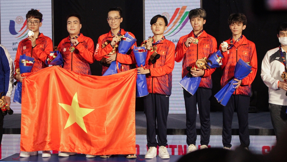 Khoảnh khắc Esports Việt Nam giành Huy chương vàng đầu tiên ở SEA Games 31 - Ảnh 5