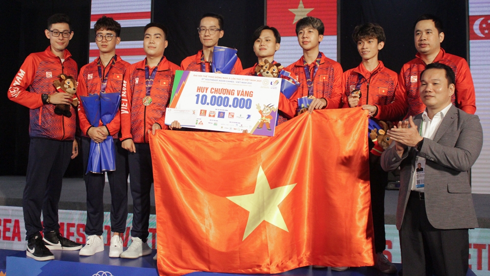 Khoảnh khắc Esports Việt Nam giành Huy chương vàng đầu tiên ở SEA Games 31 - Ảnh 8