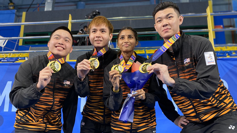 Lịch thi đấu cầu lông hôm nay 16/5: Vòng 1 nội dung đồng đội SEA Games 31 - Ảnh 1