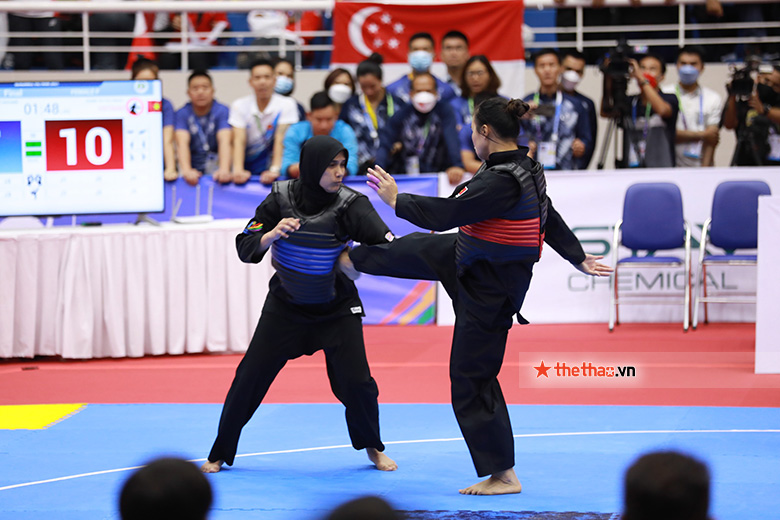 Quàng Thị Thu Nghĩa 'mở hàng' vàng cho Pencak Silat đối kháng Việt Nam - Ảnh 5