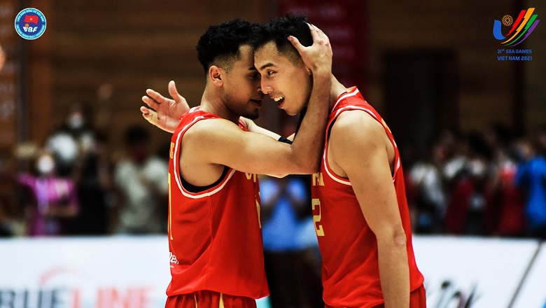 ĐT bóng rổ nam Việt Nam ngược dòng đánh bại Singapore ở SEA Games 31 - Ảnh 3