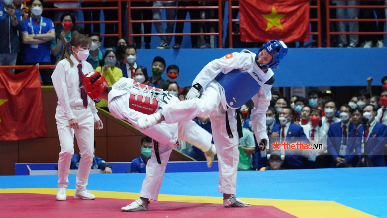Kim Tuyền ngược dòng đẳng cấp, giành HCV Taekwondo đối kháng - Ảnh 2