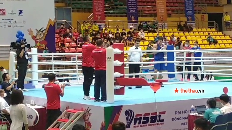Boxer Trần Đức Thọ sớm dừng bước ở SEA Games 31 - Ảnh 1