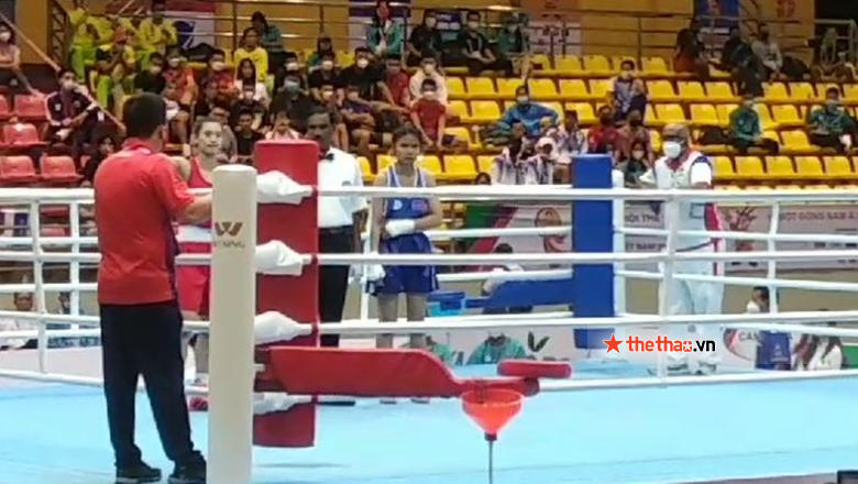 Boxing SEA Games 31: Nguyễn Thị Tâm đánh bại đối thủ ngay hiệp 1 - Ảnh 1