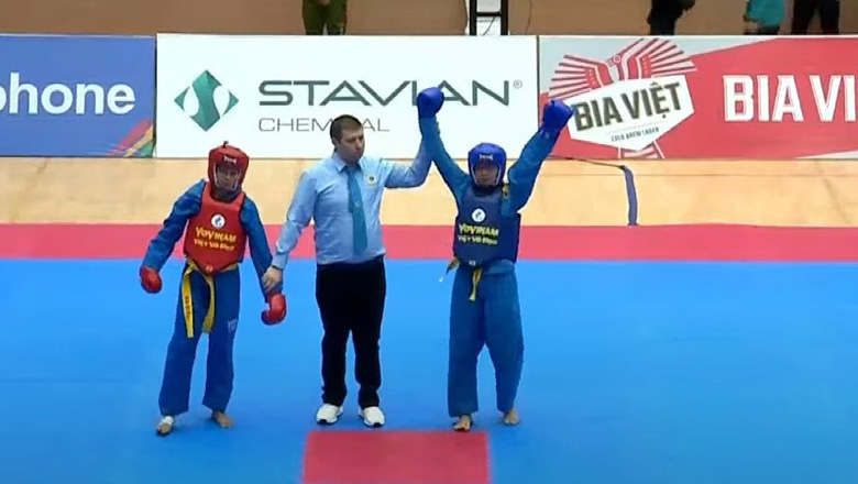 Kiều Giang ‘mở hàng’ HCV cho Vovinam Việt Nam ở SEA Games 31 - Ảnh 1