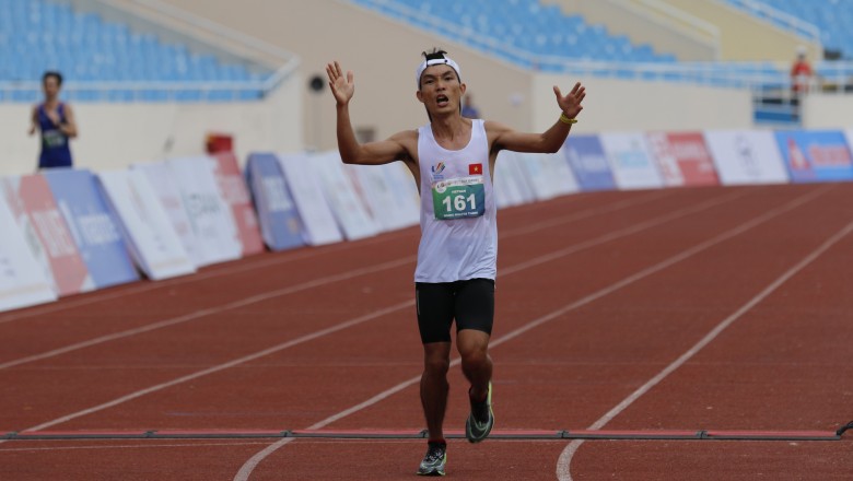 Hoàng Nguyên Thanh giành HCV marathon lịch sử tại SEA Games 31 - Ảnh 3