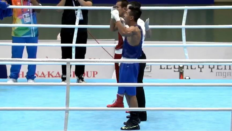 Trần Văn Thảo đánh bại võ sĩ Myanmar, gặp 'quái vật' Philippines ở chung kết SEA Games - Ảnh 2