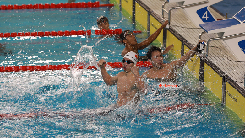 Bảng xếp hạng huy chương bơi lội SEA Games 31: Việt Nam chỉ xếp sau Singapore - Ảnh 2
