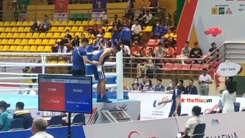 Nguyễn Mạnh Cường thua võ sĩ Thái Lan, giành HCĐ chung cuộc ở SEA Games 31 - Ảnh 1