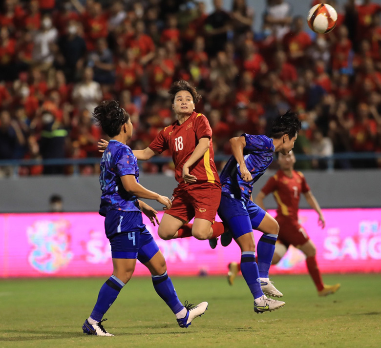 Kết quả bóng đá nữ SEA Games 31: Việt Nam hoàn tất cú hat-trick HCV - Ảnh 1