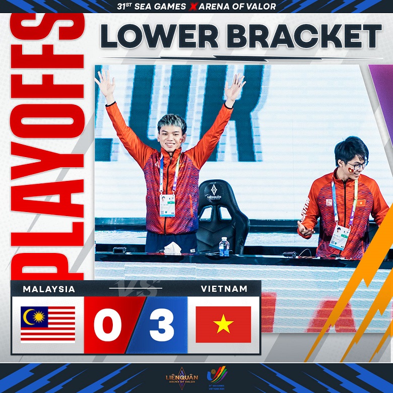 Kết quả Liên Quân Mobile SEA Games 31: Vùi dập Malaysia, ĐT Việt Nam tiến vào nhánh thắng - Ảnh 4