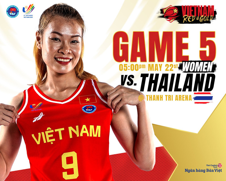 Link xem trực tiếp bóng rổ Việt Nam vs Thái Lan SEA Games 31 ngày 22/5 - Ảnh 1