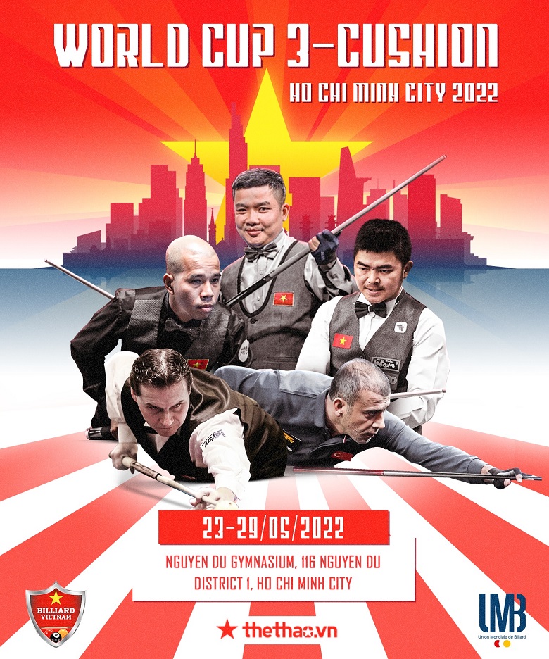 Kết quả Billiard UMB World Cup 3-Cushion 2022 TPHCM mới nhất hôm nay - Ảnh 1
