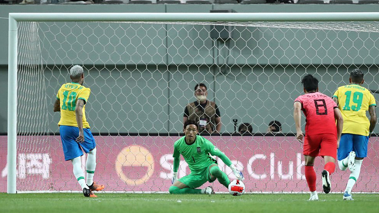 Kết quả giao hữu Brazil vs Hàn Quốc: Hủy diệt 5 bàn, cú đúp Neymar - Ảnh 1