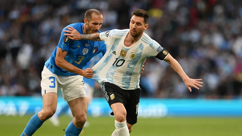 Messi xuất sắc nhất trận Finallisima 2022 giữa Italia và Argentina - Ảnh 1