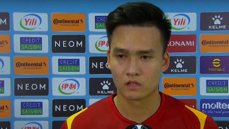 Việt Anh xúc động, rưng rưng nước mắt sau trận hòa với U23 Hàn Quốc - Ảnh 1