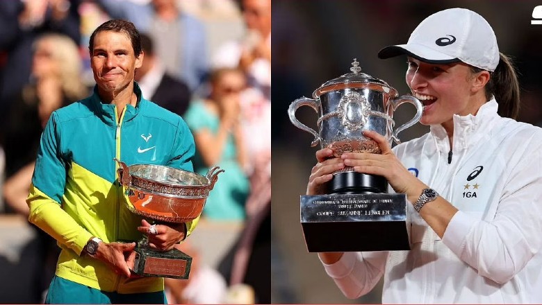 Kết quả tennis Chung kết Roland Garros 2022: Nadal cùng Swiatek đăng quang - Ảnh 1