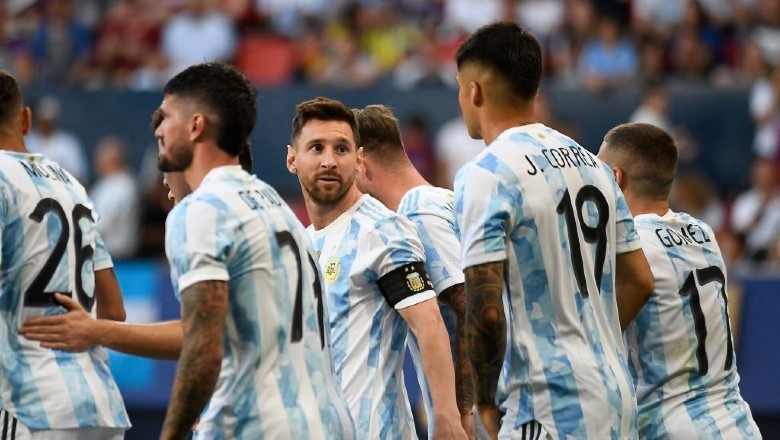 Messi ghi 5 bàn ở trận Argentina vs Estonia, tạo cột mốc lịch sử - Ảnh 2