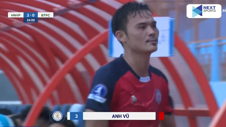 Cầu thủ Bình Thuận đánh trọng tài sau khi phải nhận thẻ đỏ ở giải Hạng nhì quốc gia 2022 - Ảnh 1