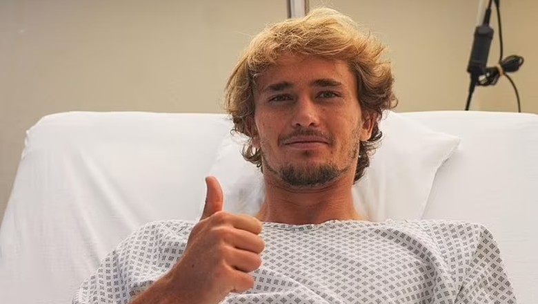 Zverev phẫu thuật rách dây chằng mắt cá chân, khó dự Wimbledon 2022 - Ảnh 2