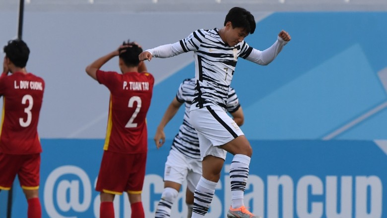 Tiền đạo Hàn Quốc giành danh hiệu Vua phá lưới U23 châu Á 2022 - Ảnh 1