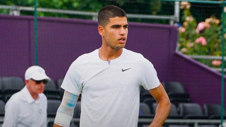 Carlos Alcaraz toàn thua 2 trận chạy đà cho Wimbledon 2022 - Ảnh 2