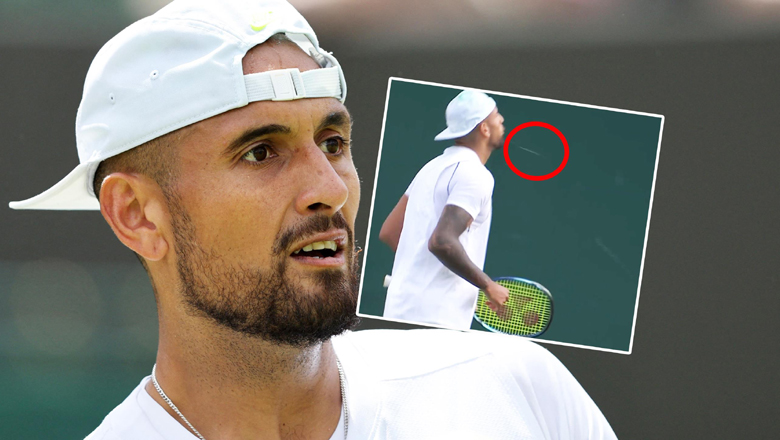 Nick Kyrgios bị Ban tổ chức Wimbledon phạt vì nhổ nước bọt vào khán giả - Ảnh 2