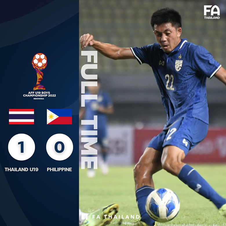 Kết quả U19 Thái Lan vs U19 Philippines: 3 điểm đầu tay - Ảnh 1