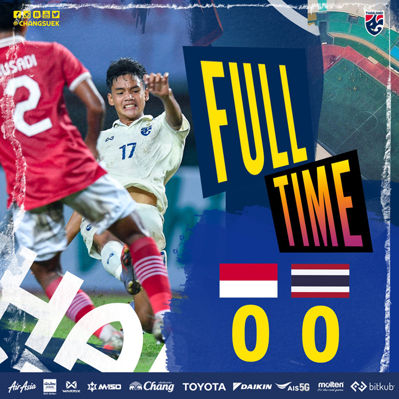 Kết quả U19 Indonesia vs U19 Thái Lan: Đôi công hấp dẫn nhưng không có bàn thắng - Ảnh 2