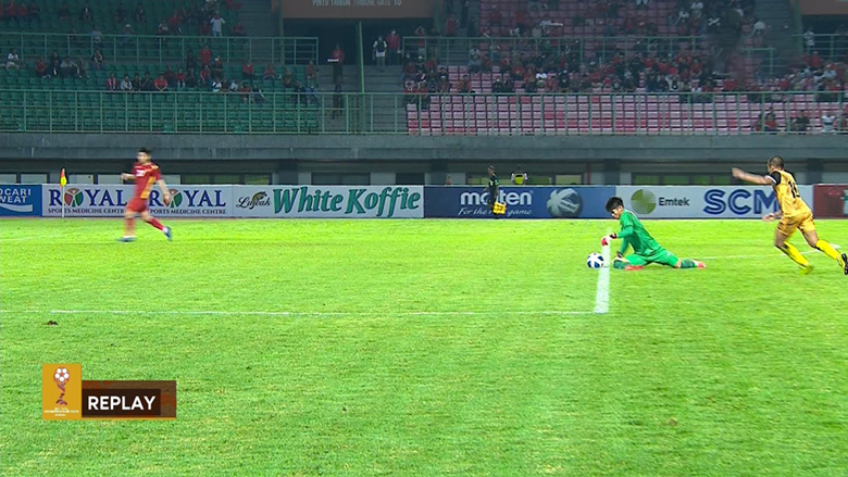 Vì sao thủ môn U19 Việt Nam nhận thẻ đỏ ở trận gặp Brunei? - Ảnh 1