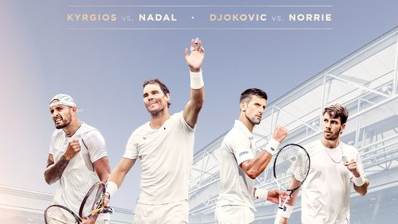 Lịch thi đấu tennis Bán kết Wimbledon 2022: Djokovic gặp Norrie, Nadal đấu Kyrgios - Ảnh 1