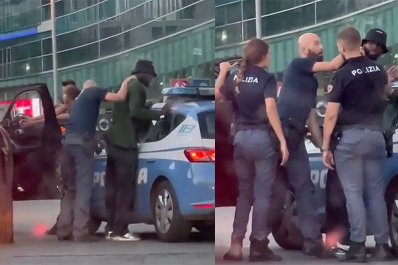 Nhà vô địch Serie A bị cảnh sát chặn xe khám xét vì nhầm người - Ảnh 1