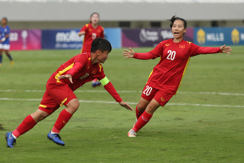 Kết quả U18 nữ Việt Nam vs Campuchia: Bữa tiệc bàn thắng - Ảnh 2