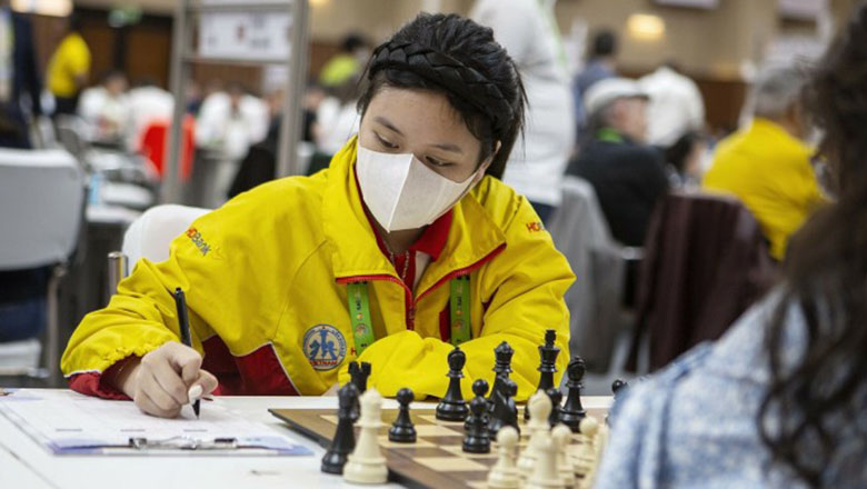 ĐT cờ vua nữ Việt Nam thắng trận thứ 3 tại Olympiad 2022 - Ảnh 1