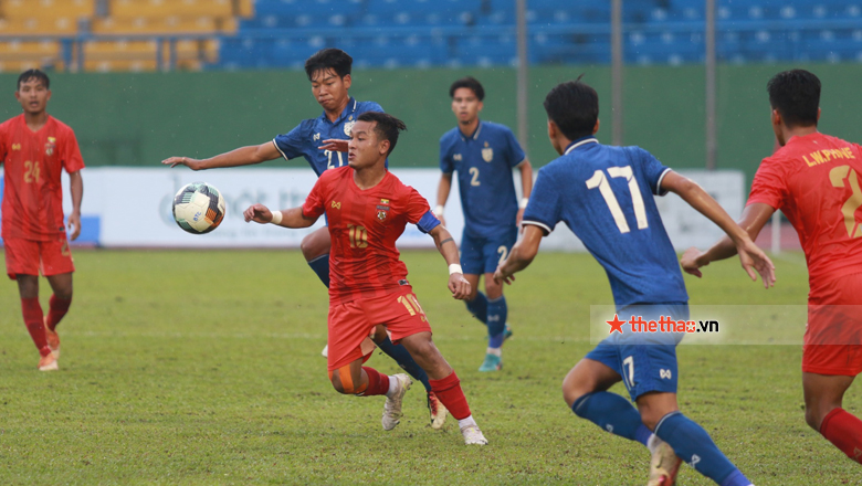 Kết quả U19 Thái Lan vs U19 Myanmar: Bùng nổ mưa bàn thắng - Ảnh 1