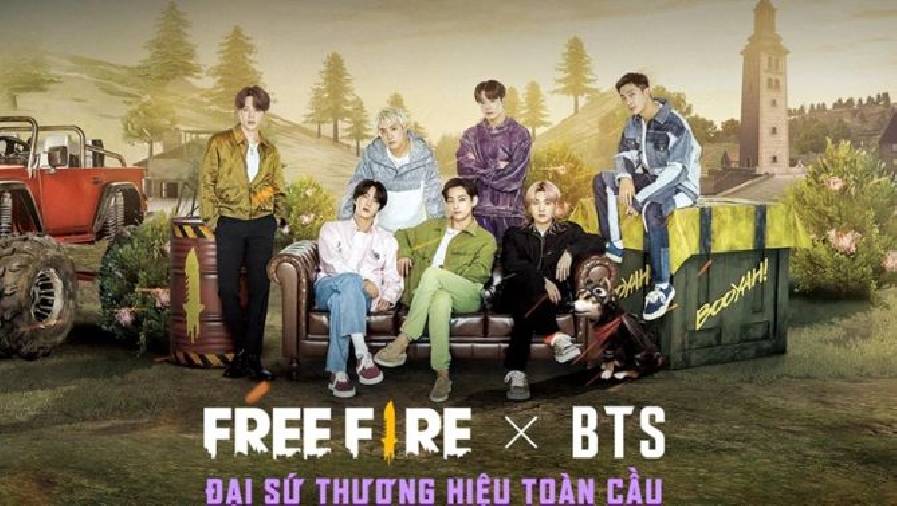bts đại sứ thương hiệu nào Nhóm nhạc BTS trở thành đại sứ thương hiệu toàn cầu của Free Fire