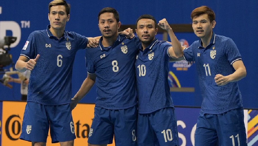 Thái Lan vào tứ kết giải Futsal châu Á sau chiến thắng hủy diệt trước Oman
