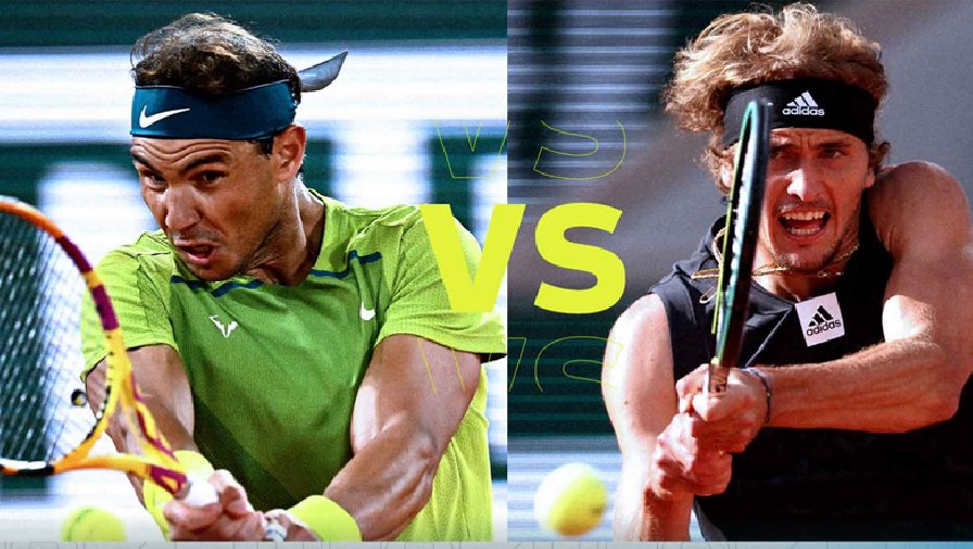 nadal vs zverev Lịch sử đối đầu Nadal vs Zverev trước bán kết Roland Garros: Vua sân đất nện áp đảo