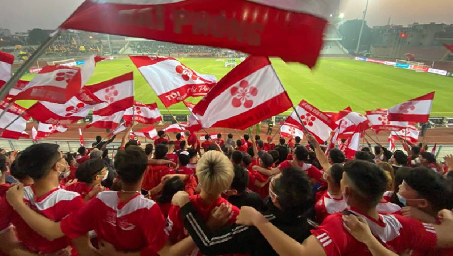 áo bu lông CLB Hải Phòng miễn tiền vé cho CĐV mặc áo đỏ vào sân trận gặp Thanh Hóa