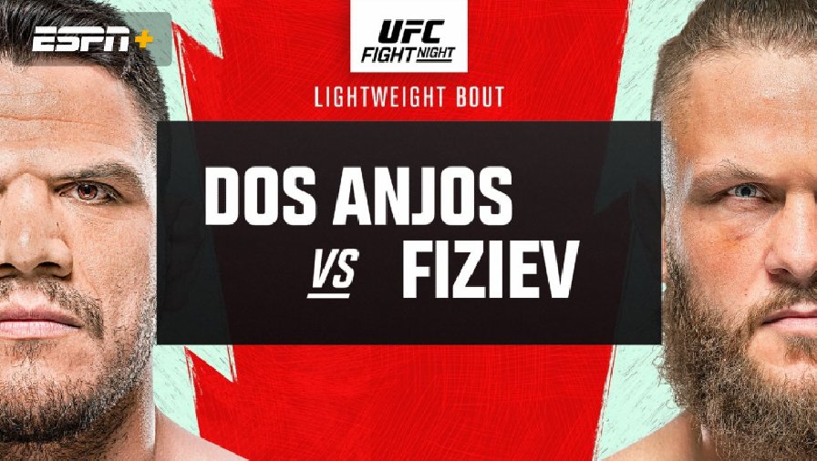 Lịch thi đấu UFC on ESPN: Dos Anjos vs Fiziev