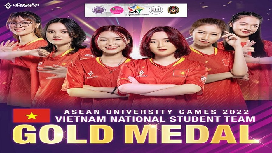 thu thap manh.lienquan.garena Liên Quân Mobile Việt Nam xuất sắc giành huy chương vàng tại Đại hội sinh viên Đông Nam Á
