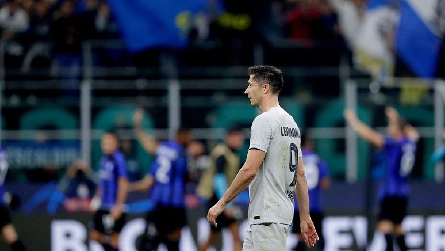 Kết quả Inter Milan vs Barcelona: Lewandowski bất lực, khách lâm nguy