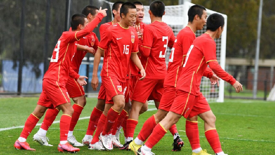 U17 Trung Quốc thắng 9-0 ở lượt trận mở màn vòng loại U17 châu Á