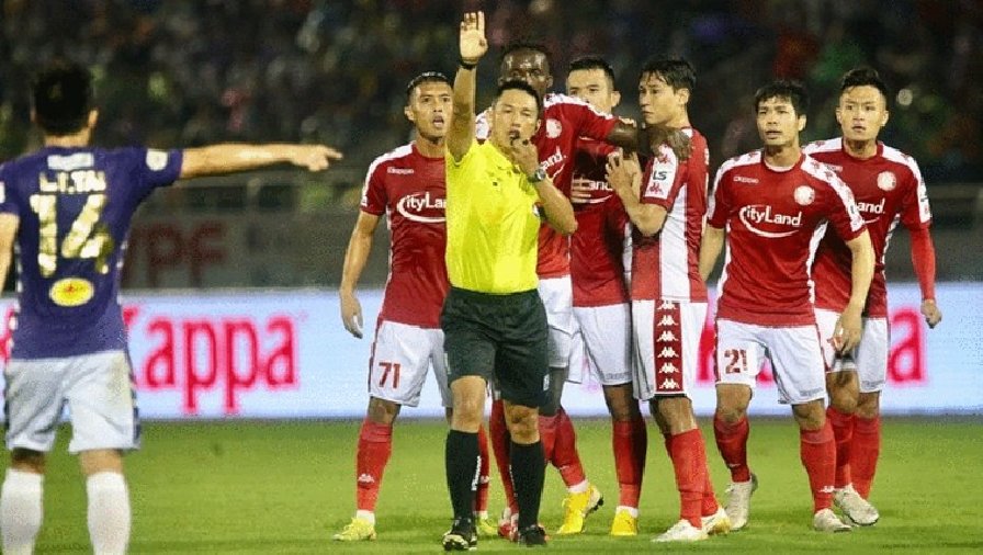 hồ văn hiền link Trọng tài từng khiến Công Phượng nóng mặt cầm còi trận Bình Phước - Hà Nội FC