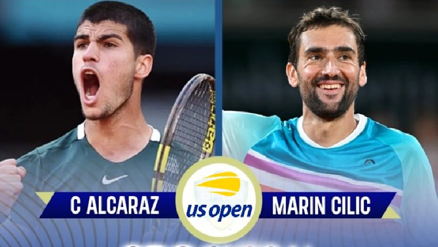 link trực tiếp tennis Trực tiếp tennis Alcaraz vs Cilic, Vòng 4 US Open - 09h15 ngày 6/9