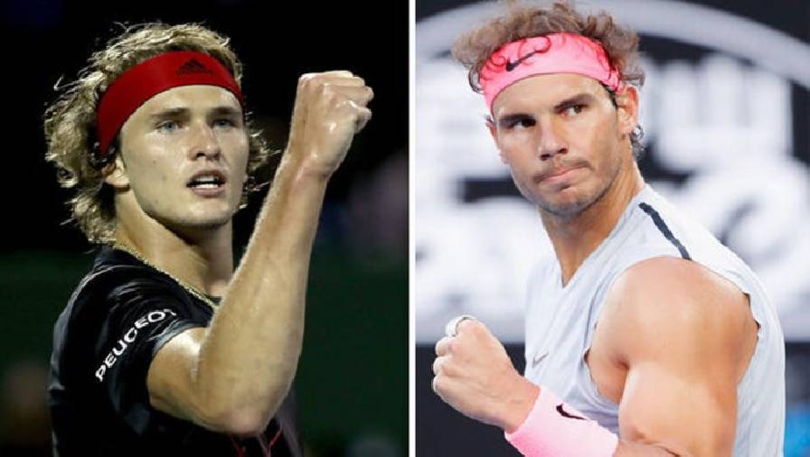 Xem trực tiếp tennis Rafael Nadal vs Alexander Zverev hôm ...